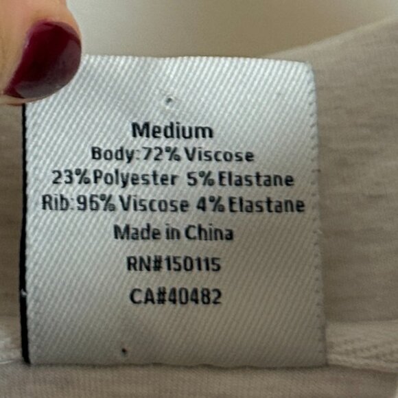 VARLEY Betsy Sweatshirt in Ivory Marl Size Medium - Picture 8 of 14